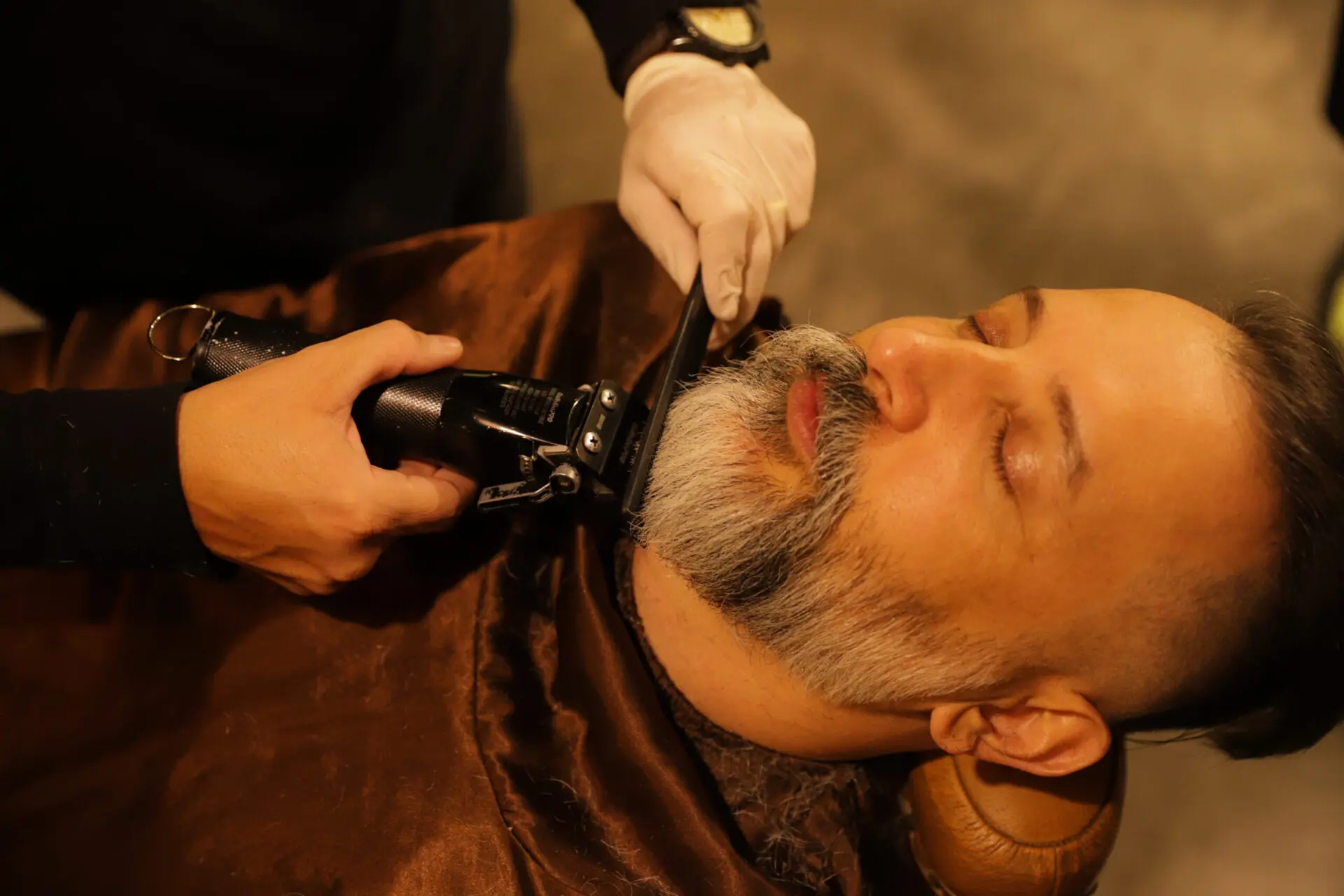 Detalhe do ambiente da Barba Man